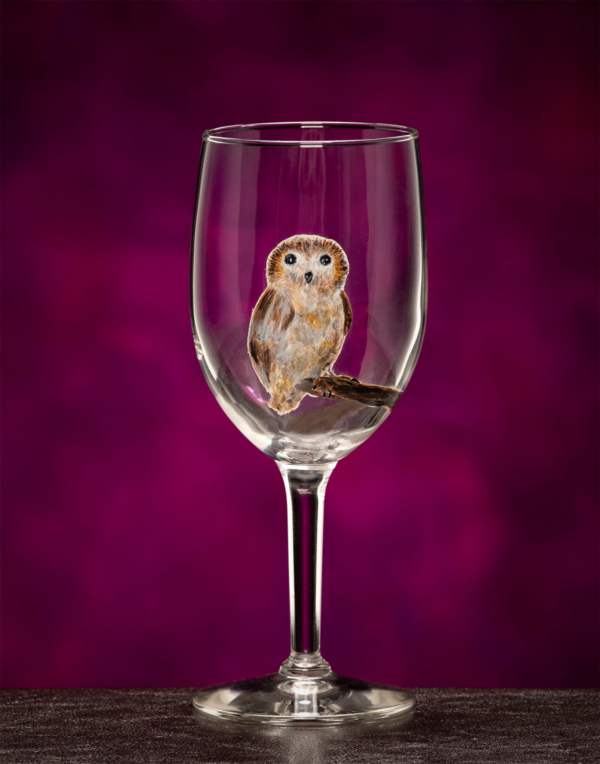 owl Owl Wine Glass - Image 1
