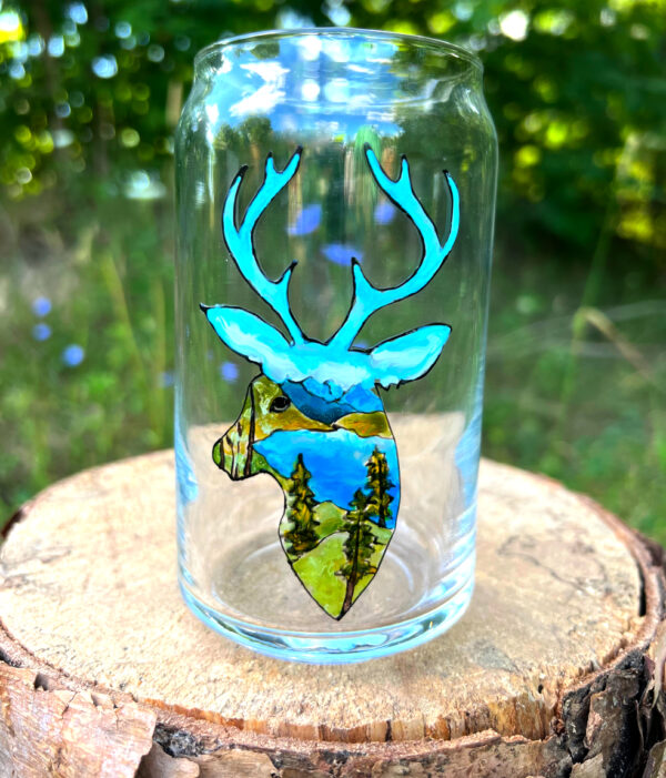 deer glass Deer  Glass - Image 1