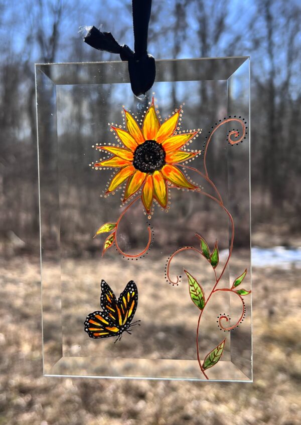 Monarch Butterfly Suncatcher - Image 1