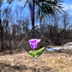 Purple Tulip Suncatcher